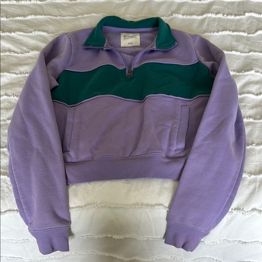 Vintage Patagonia Purple and Green Fleece Pullover
